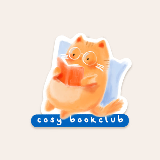 Cosy Bookclub - Sticker Flake