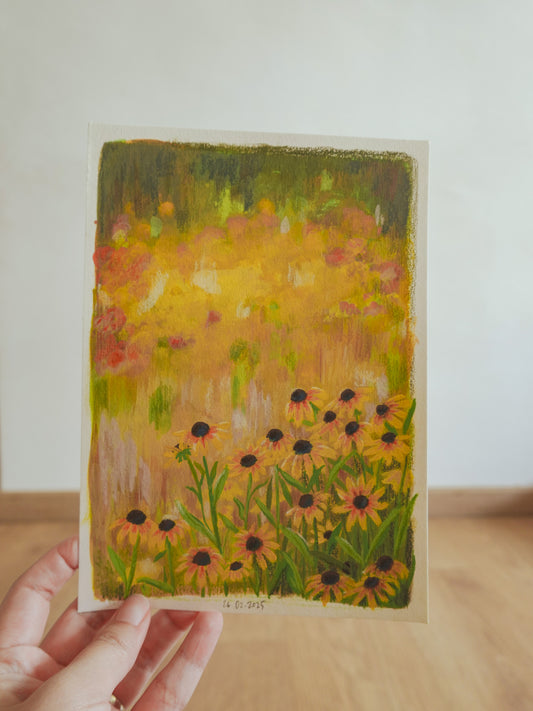 Original Painting - Black Eyed Susans
