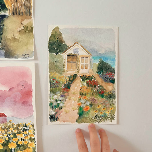 Original Painting - Blooming Garden Heartspace